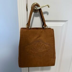 Sale⭐️ Y2k Victorias Secret Tan Suede Style Tote Bag